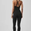 Airbrush Sparks Fly Corset Onesie - Black