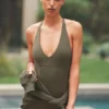 Airbrush Sparks Fly Corset Onesie - Olive Tree