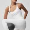 Airbrush Sparks Fly Corset Tank - White