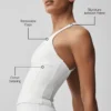Airbrush Sparks Fly Corset Tank - White