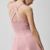 Airbrush Sparks Fly Corset Tennis Dress - Vintage Pink