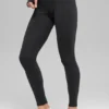 Airbrush Winter Warm High-Waist Nocturne Legging - Black