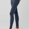 Airbrush Winter Warm High-Waist Nocturne Legging - Navy