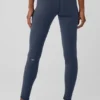 Airbrush Winter Warm High-Waist Nocturne Legging - Navy