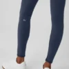 Airbrush Winter Warm High-Waist Nocturne Legging - Navy
