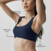 Airlift Advantage Racerback Bra - Navy