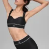 Airlift Alignment Bra - Black/White