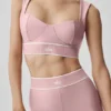 Airlift Alignment Bra - Vintage Pink/White