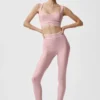 Airlift Alignment Bra - Vintage Pink/White