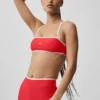 Airlift Charger Bra - Bright Red/White