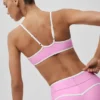 Airlift Charger Bra - Candy Heart Pink/White