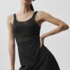 Airlift Double Trouble Tennis Dress - Black