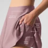 Airlift Down the Line Tennis Skirt - Smoky Quartz