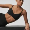 Airlift Fine Line Bra - Black