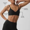 Airlift Fine Line Bra - Black