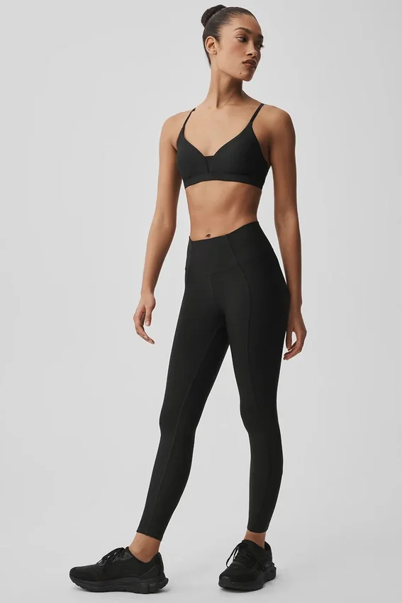 Airlift Fine Line Bra - Black