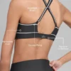 Airlift Haven Bra - Anthracite/White