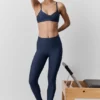 Airlift High-Waist 7/8 Fine Line Legging - Navy