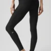 Airlift High-Waist 7/8 Horizon Legging - Black