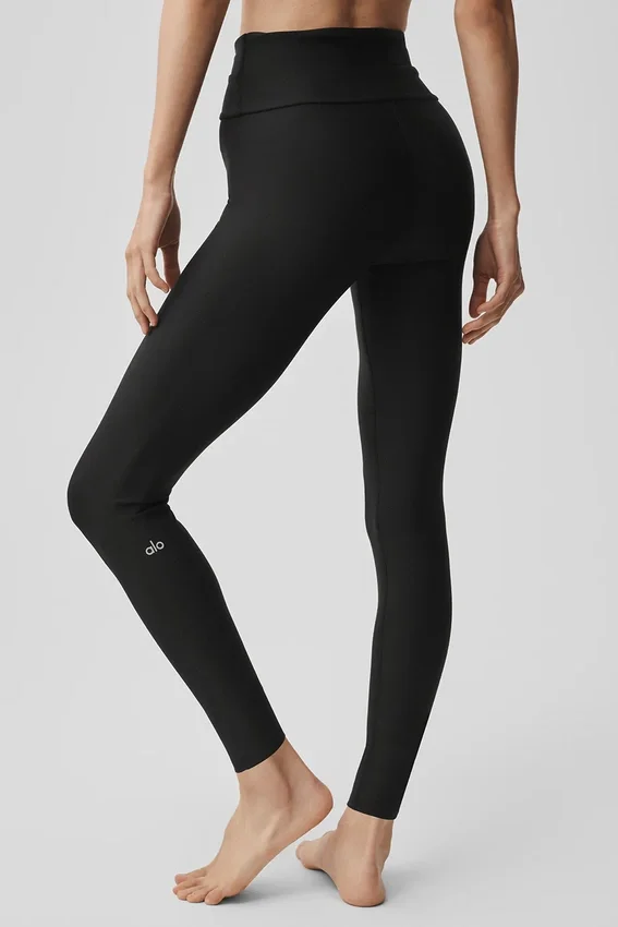 Airlift High-Waist 7/8 Horizon Legging - Black