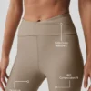 Airlift High-Waist 7/8 Horizon Legging - Gravel