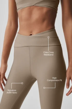 Airlift High-Waist 7/8 Horizon Legging – Gravel