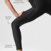 Airlift High-Waist 7/8 Line up Legging - Black