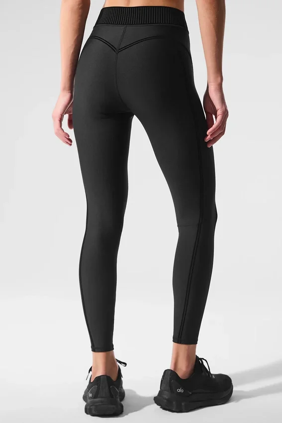 Airlift High-Waist 7/8 Line up Legging - Black