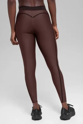Airlift High-Waist 7/8 Line up Legging – Brownstone