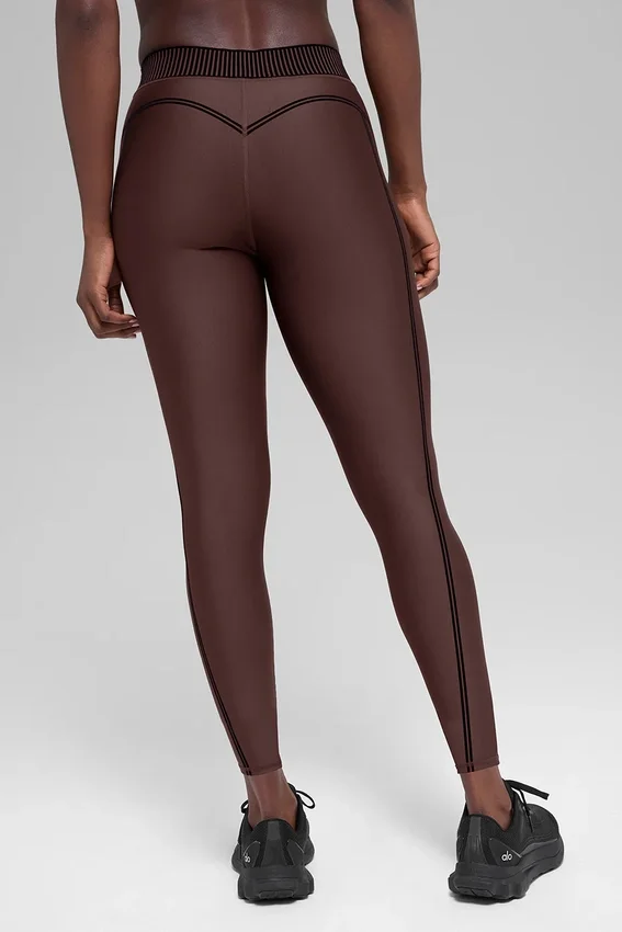 Airlift High-Waist 7/8 Line up Legging - Brownstone