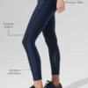 Airlift High-Waist 7/8 Line up Legging - Navy