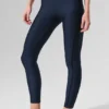 Airlift High-Waist 7/8 Line up Legging - Navy