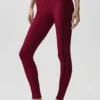 Airlift High-Waist 7/8 Line up Legging - Summer Romance Red