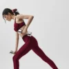 Airlift High-Waist 7/8 Line up Legging - Summer Romance Red