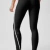 Airlift High Waist Charger 7/8 Legging - Black/White
