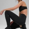 Airlift High-Waist Elongated Legging - Black