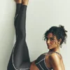 Airlift High-Waist Haven Legging - Anthracite/White