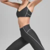 Airlift Haven Bra - Anthracite/White