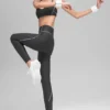 Airlift High-Waist Haven Legging - Anthracite/White