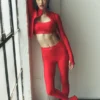 Airlift High-Waist Ignite 7/8 Legging - Bright Red