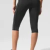 Airlift High-Waist Line up Capri - Black