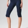 Airlift High-Waist Line up Capri - Navy