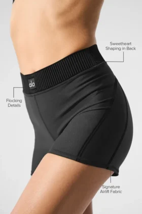 Airlift High-Waist Line up Short – Black