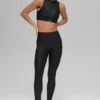 Airlift High-Waist Mesh Infatuation Legging - Black