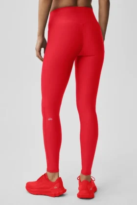 Airlift High-Waist Sleek Legging – Bright Red