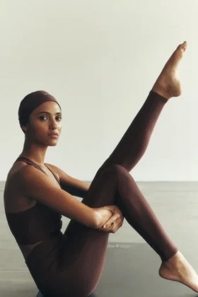 Airlift High-Waist Sleek Legging - Brownstone