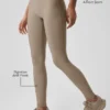 Airlift High-Waist Sleek Legging - Gravel