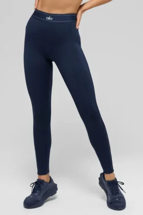 Airlift High-Waist Suit up Legging - Navy/Navy