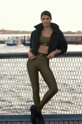 Airlift High-Waist Suit up Legging - Olive Tree/Olive Tree