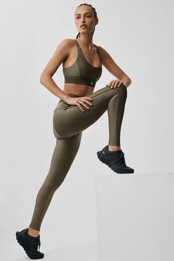 Airlift High-Waist Suit up Legging - Olive Tree/Olive Tree